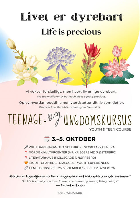 Teenage- og ungdomskursus 2025