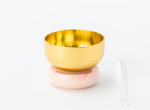 Bell set pink ceramic