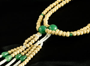 Prayer Beads Linden tree jade