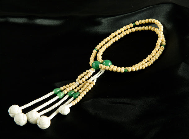 Prayer Beads Linden tree jade