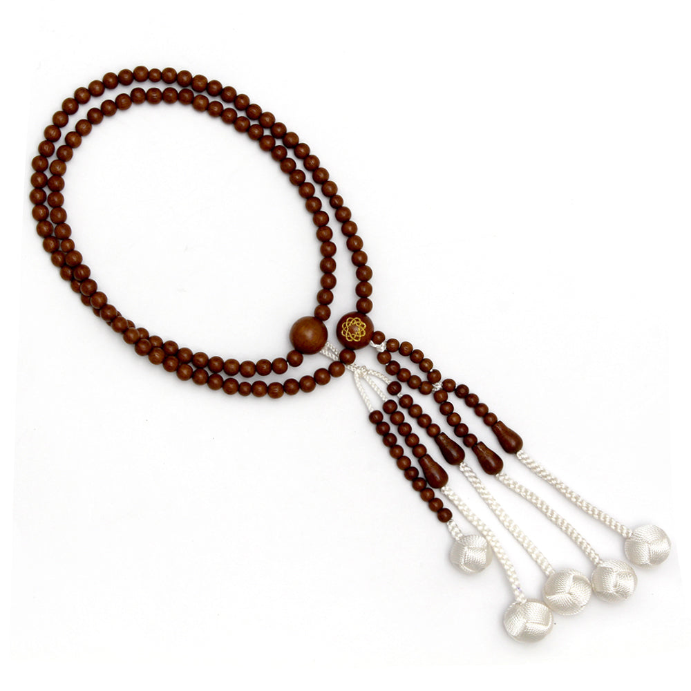 Buddhist prayer beads mahogni