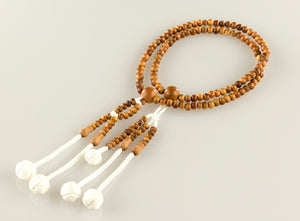 Prayer Beads Sandalwood french knot S