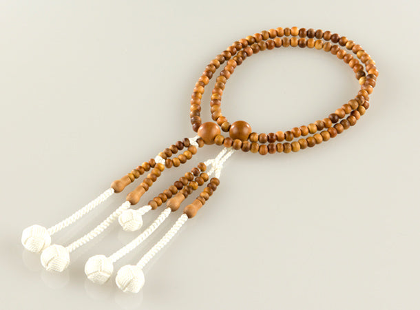 Prayer Beads Sandalwood french knot S